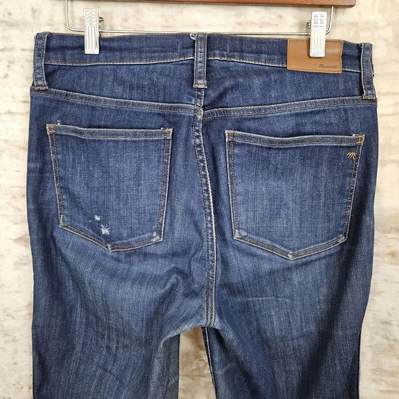 Madewell 28 10" High-Rise Skinny Jeans Denim High Rise Insulated Wind Proof - Picture 6 of 13